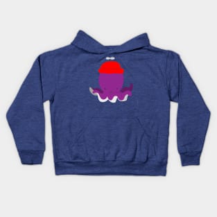 Purple Octopus Kids Hoodie